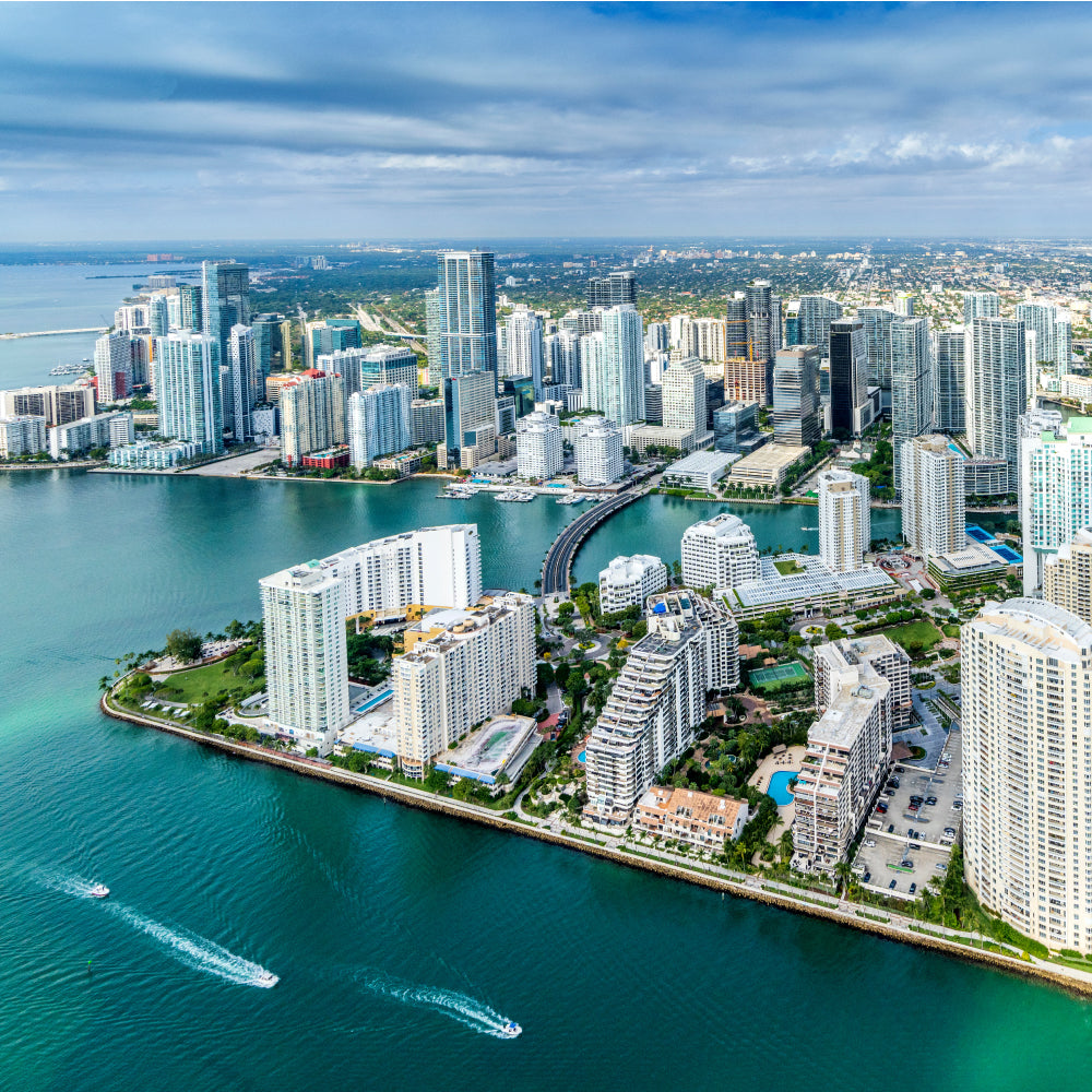 new 3D printed city model of Downtown Miami.